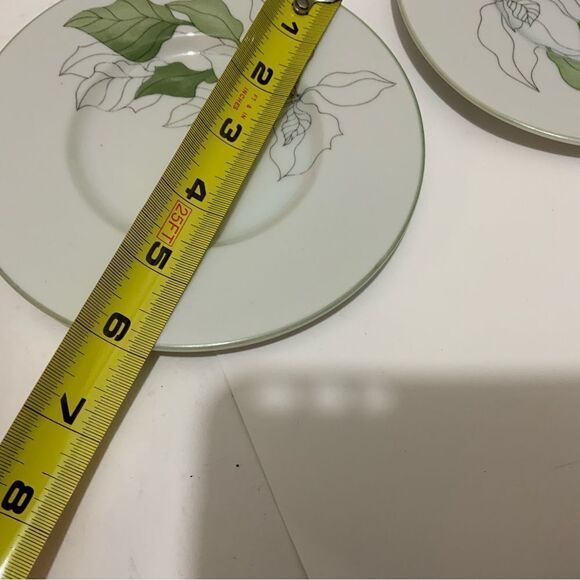 2 Block Spal 6” BREAD & BUTTER Plate Poinsettia Christmas Mary Lou Goertzen - Picture 4 of 7